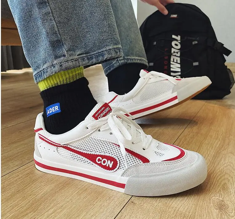 

summer men shoes designer sport plat sneakers zapatillas hombre air mesh low tenis skateboard shoes