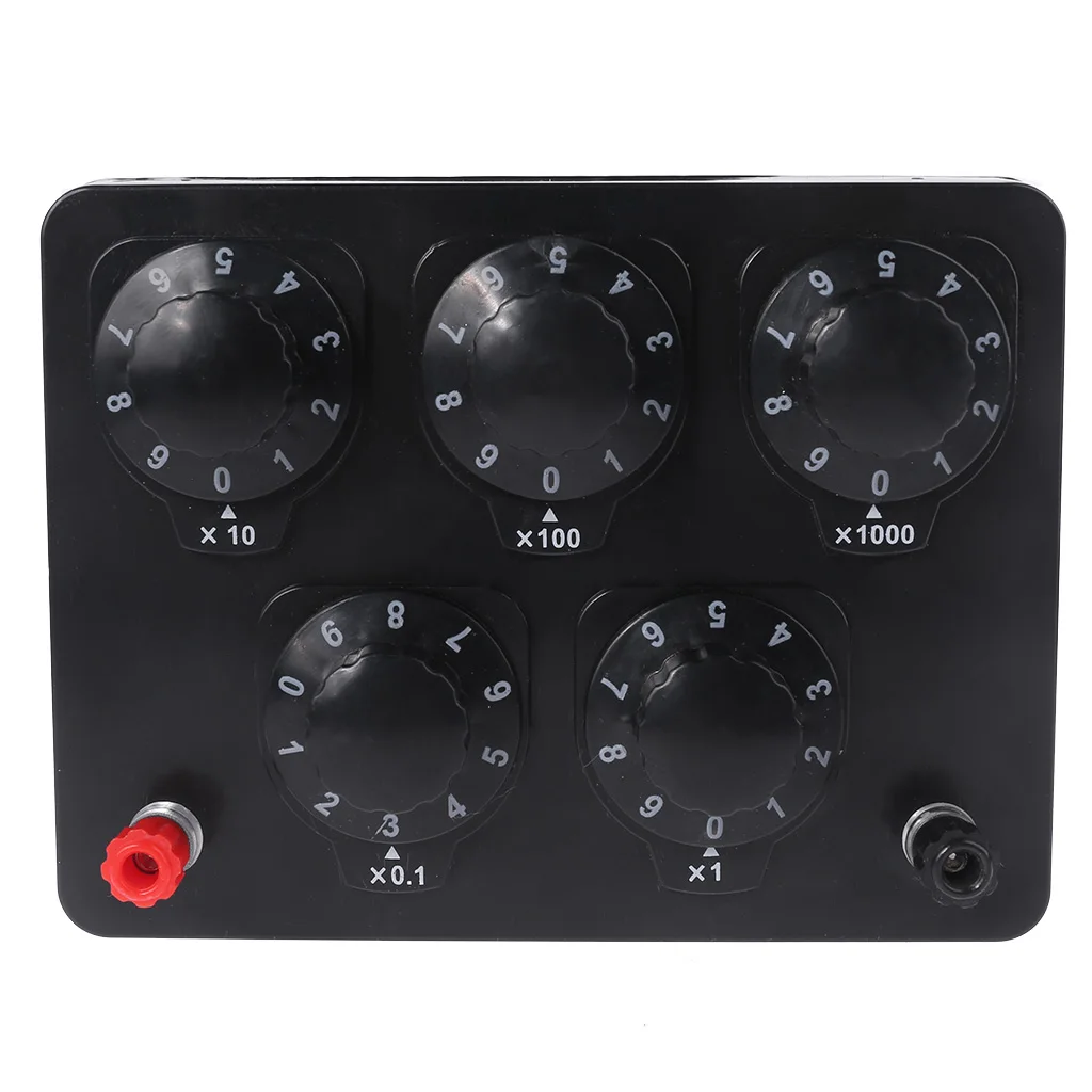 0 9999 9 Ом переменное сопротивление коробка Десятилетие резистора