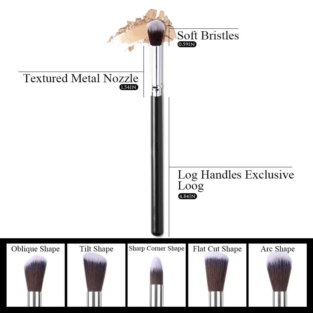 Набор кистей для макияжа 10 штук профессиональных порошковых, тональных, теневых косметических кистей из мягкого синтетического волоса подарок красоты яйцо.