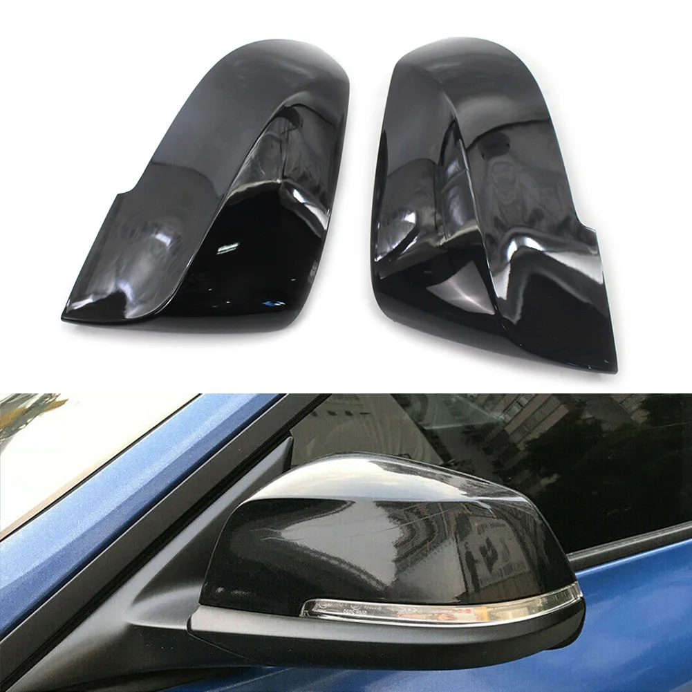 

1 пара глянцевых черных крышек для бокового зеркала заднего вида автомобиля LH + RH для BMW F20 F21 F22 F30 F31 F32 F33 F36 E84 F87 1 2 3 4 серии