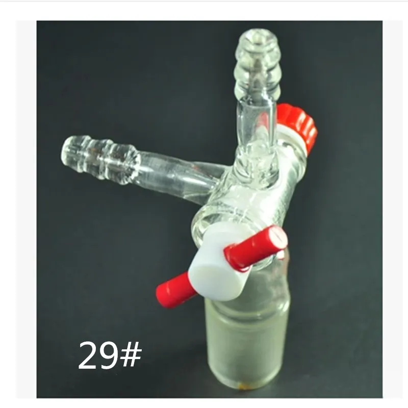 

14#/19#/24#/29# With PTFE gate T-joint, grinding air extraction joint, tee joint, T-joint, tee pipe