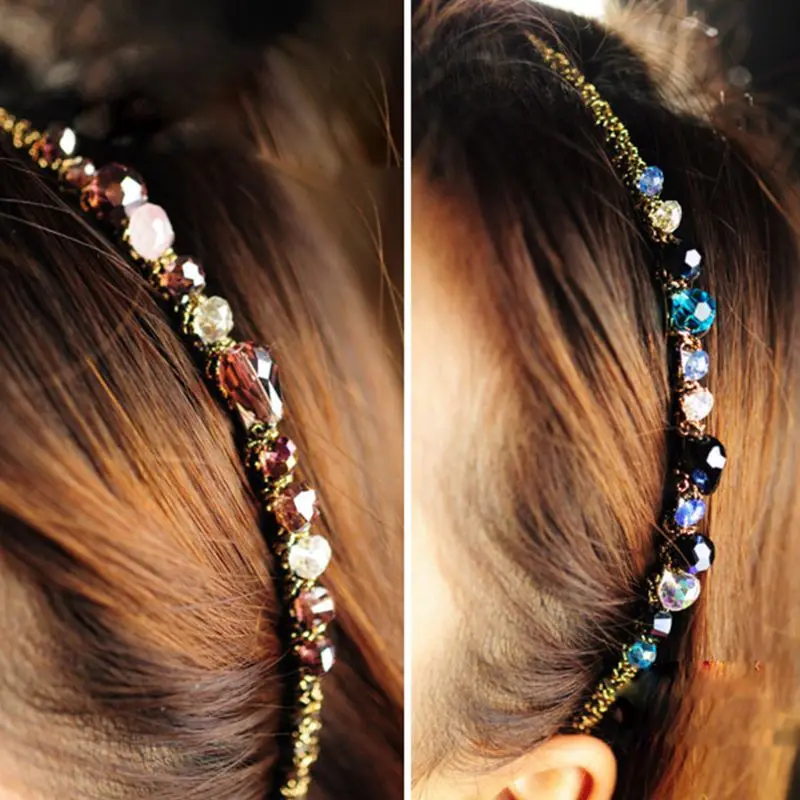 Женская обувь для девочек в Корейском стиле роскошная блестящая головная