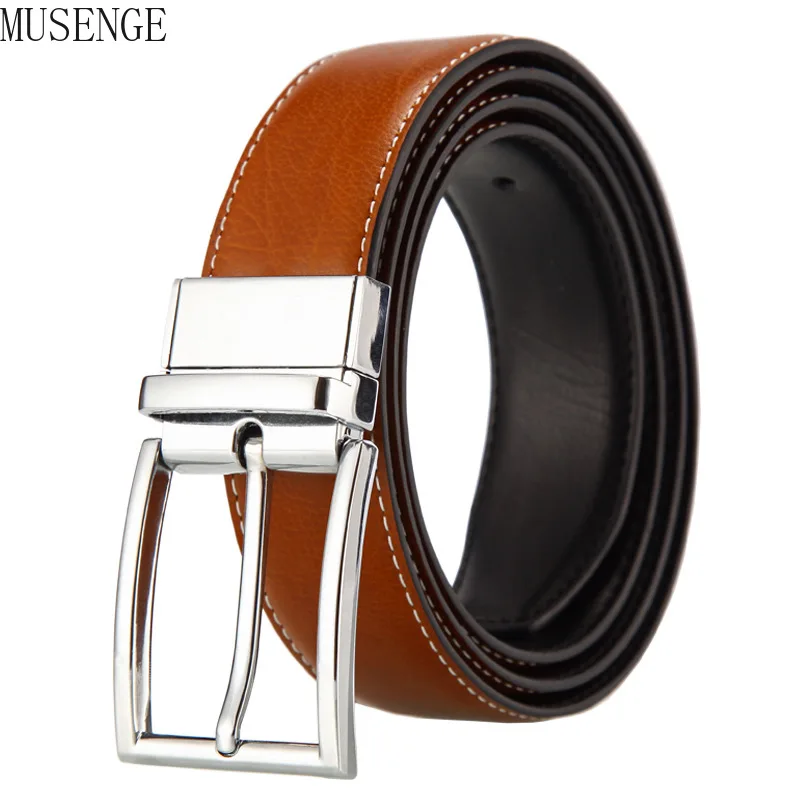 Модные мужские джинсы с эластичным поясом на класса люкс из натуральной кожи