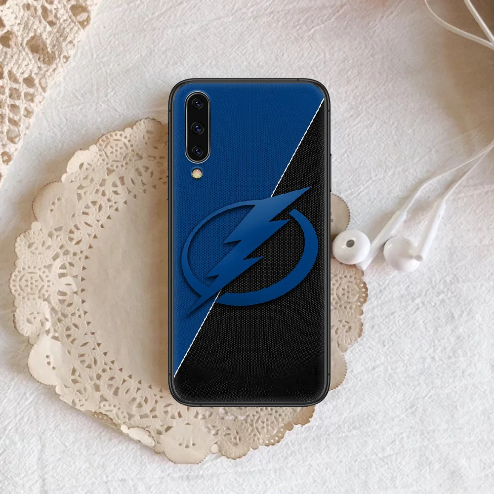 

Tampas Bay Lightnings Phone Case Cover For Samsung Galaxy A7 9 8 10 20 20e 21 S 30 30S 31 41 50 50S 51 70 71 91 black