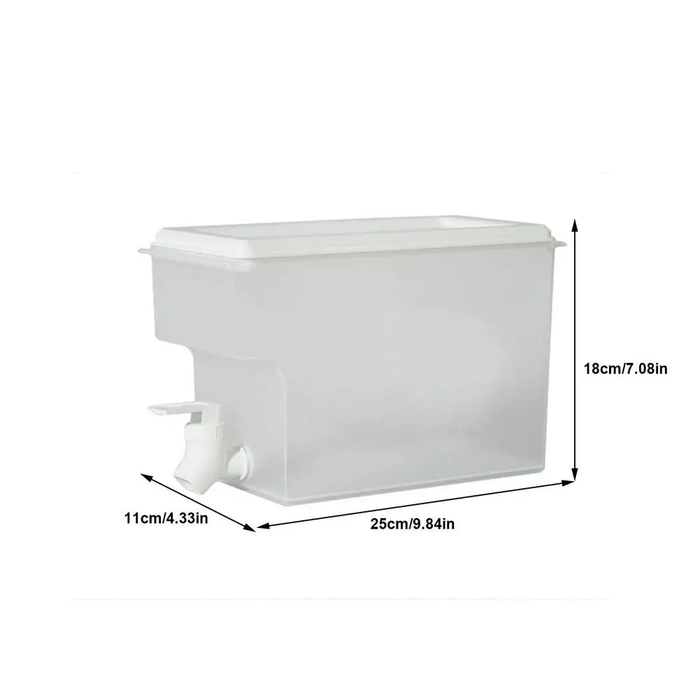 

Square Bottle Cold Water Kettle Water Jug With Faucet Lemon Juice Jugs Kitchen Drinkware Container Heat Resistant Pitcher 3500ml