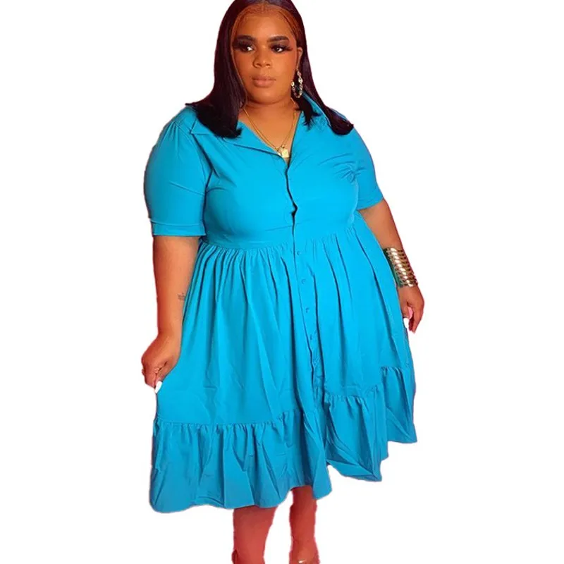 

African Dresses For Women 2021 Africa Clothes Dress Print Dashiki Ladies Clothing Africa Office Lady Dress Plus Size 5XL 4XL