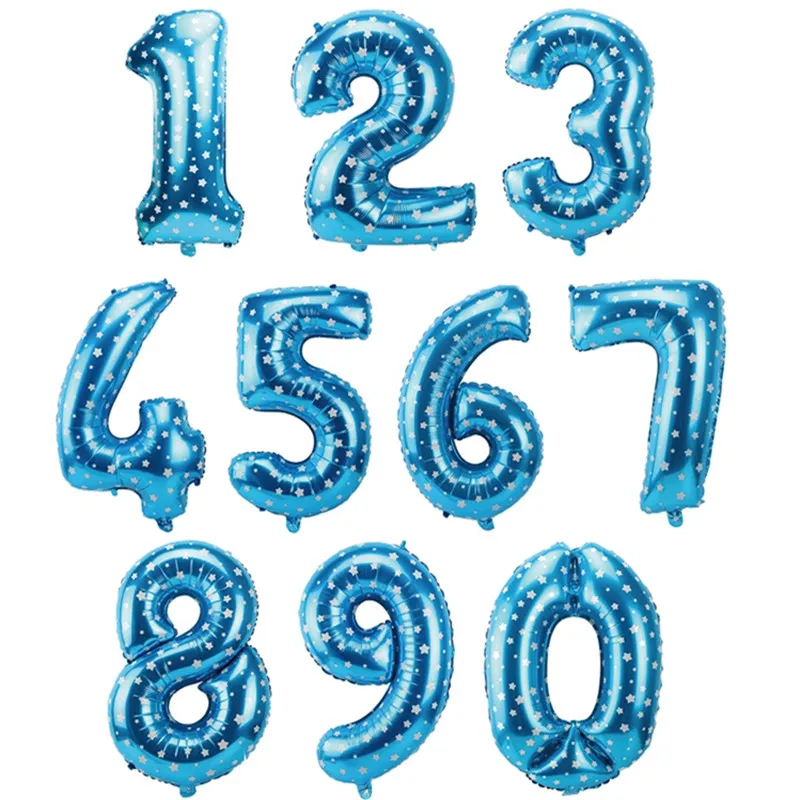 32/40 дюймов цифровой шар из фольги вечерние шарики для свадебного украшения с