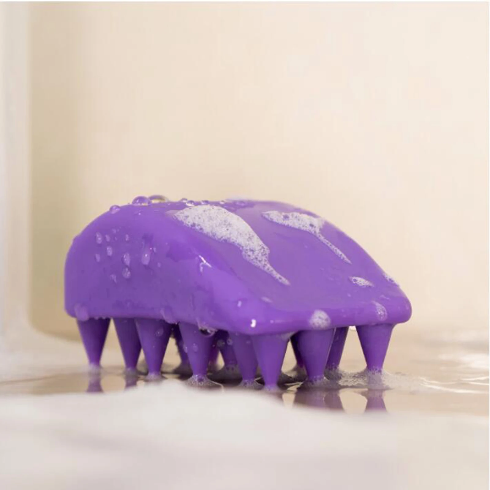 

Silicone Wet and Dry Hair Shampoo Brush Scalp Massage Brush Head Massager
