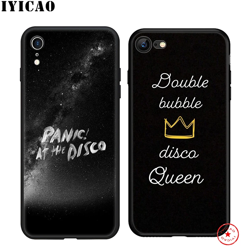 IYICAO Panic at the Disco мягкий чехол для телефона iPhone 11 Pro XR X XS Max 6 6S 7 8 Plus 5 5S SE силиконовый TPU