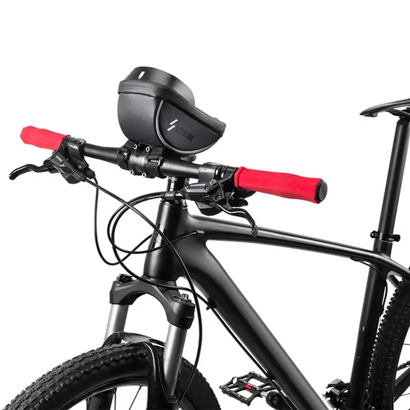 1 шт. сумка для горного велосипеда руля с сенсорным экраном передним лучом 6