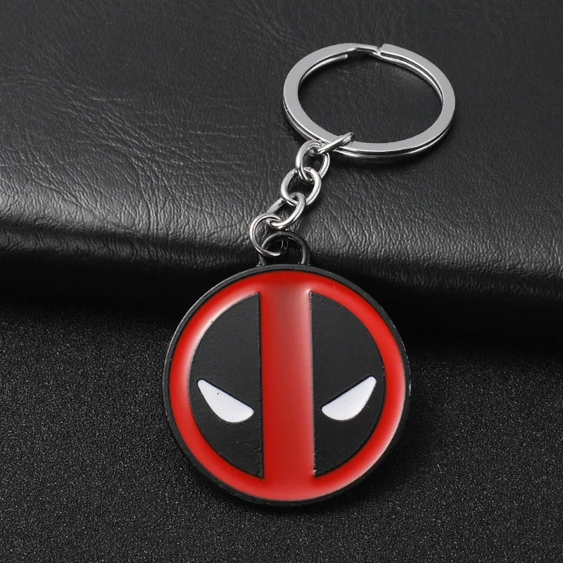Новинка металлический брелок с подвеской в виде супергероя из аниме Marvel котенка