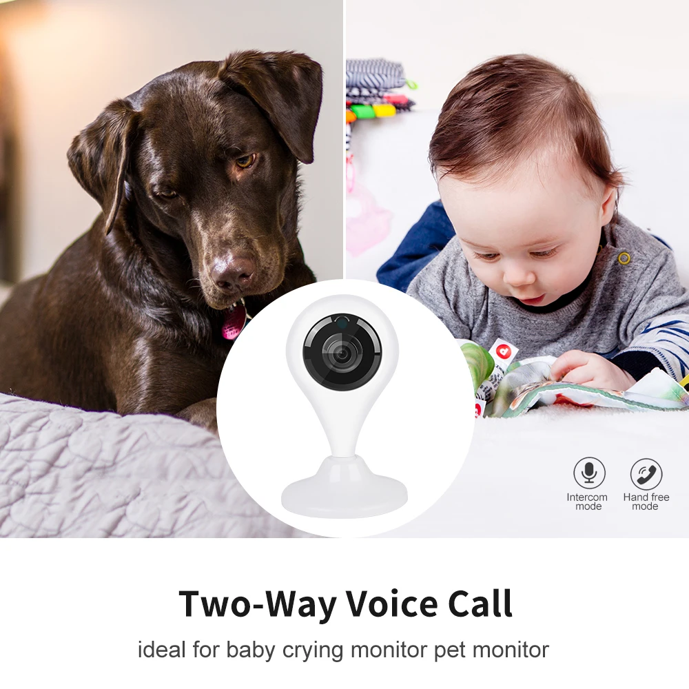 Видео Детский Монитор IP камера безопасности WiFi Беспроводная CCTV наблюдения ИК