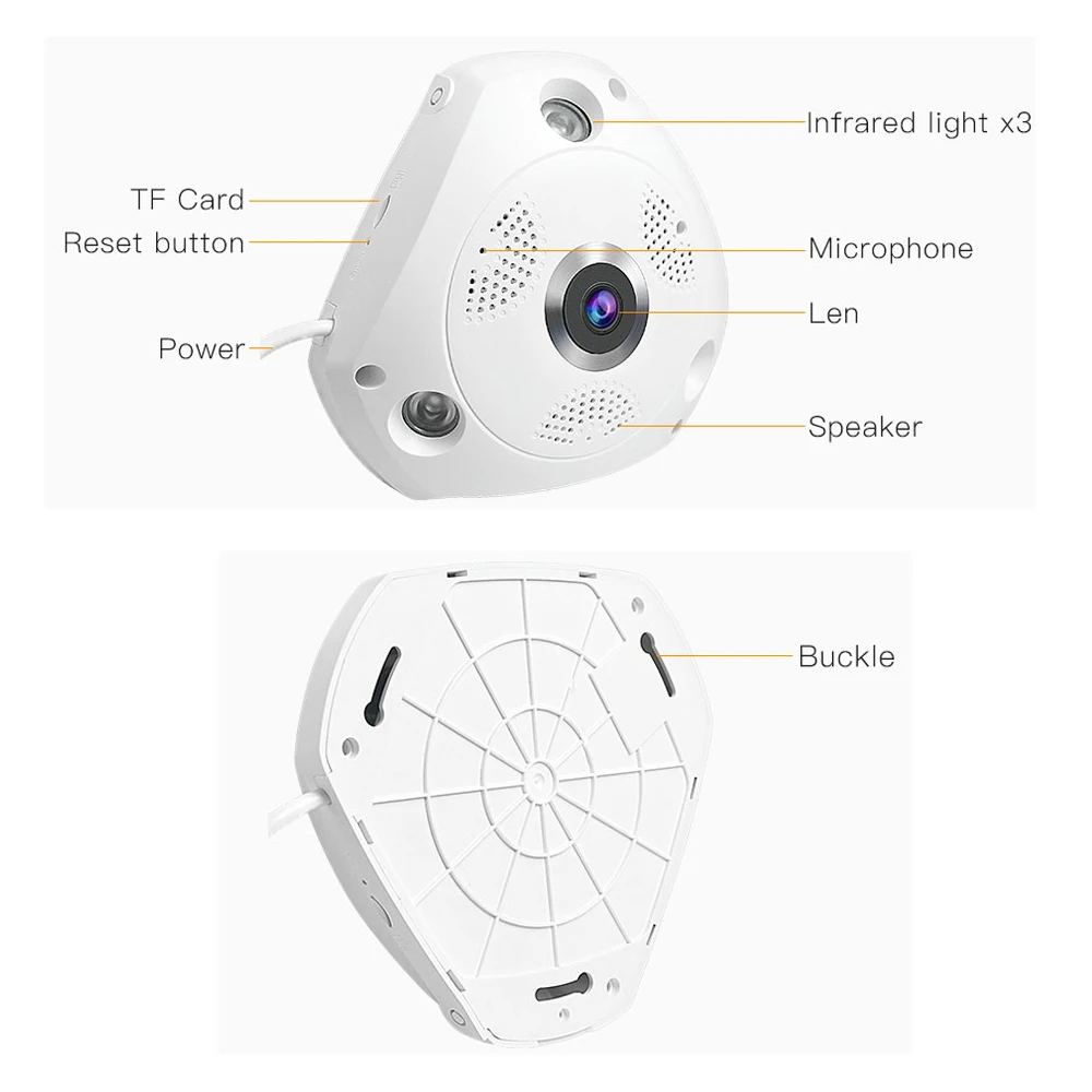 Vstarcam Wifi IP панорамная камера 3MP 360 градусов камера IP рыбий глаз 1536P 3D VR Видео IP камера беспроводная камера видеонаблюдения