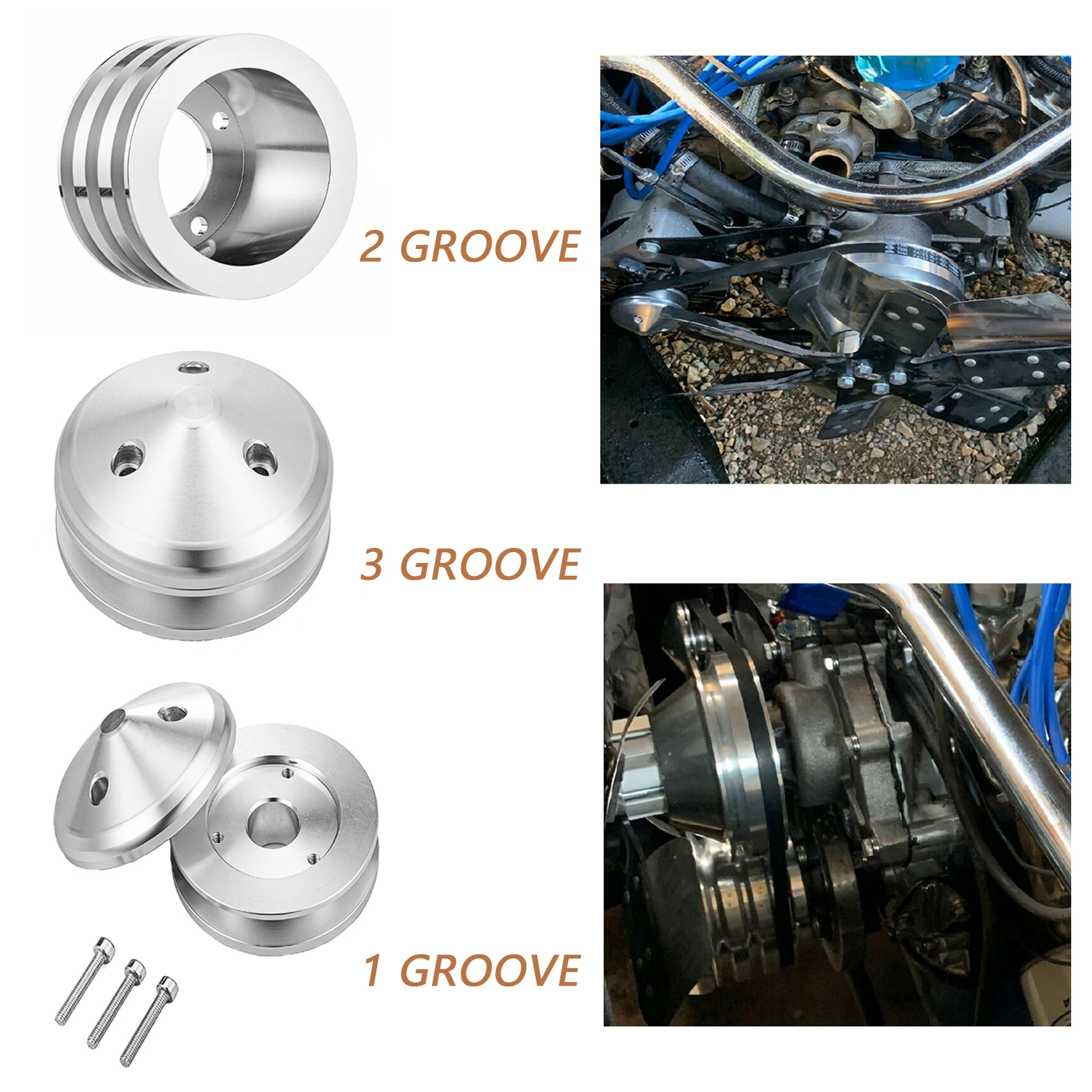 Генератор переменного тока + коленчатого вала/коленчатого вала 2V Водяной насос