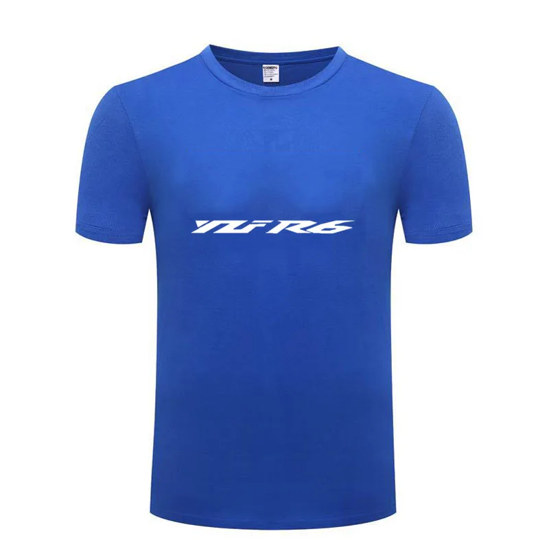 Для Yamaha YZFR6 YZF-R6 YZF R6 Футболка мужская новая футболка с логотипом 100% хлопок Летние