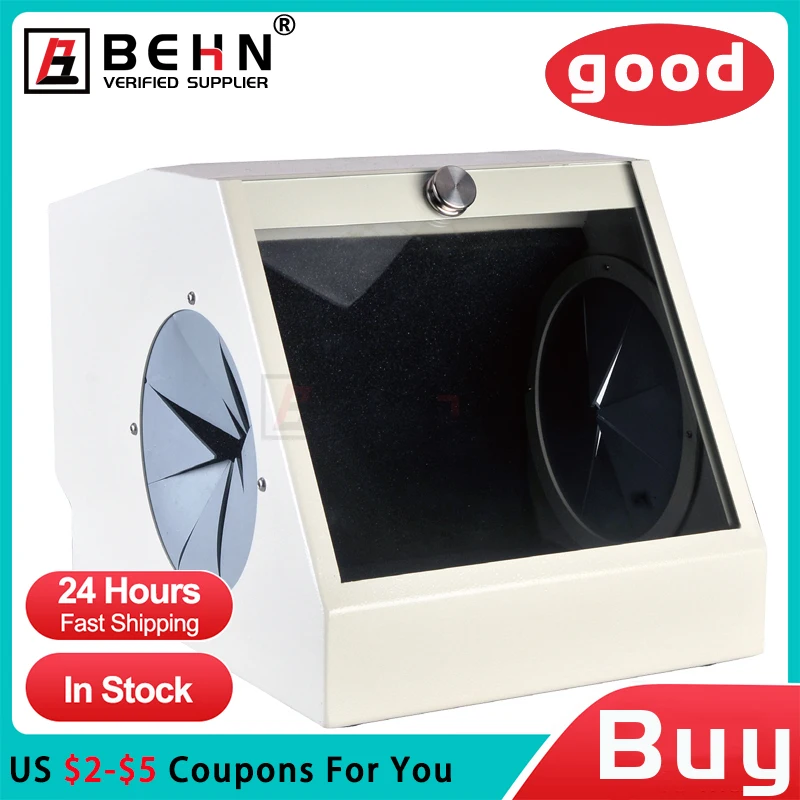 

dental equipment sandblaster dust-proof filter box with LED light / Dental sandblaster cover sandblasting cabinet dust tools