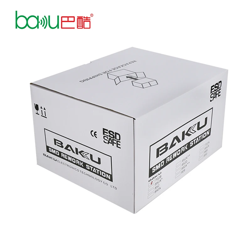 

BAKU Double Digital Display SMD Rework Station 2 in 1 Soldering Welding Station With Hot Air Gun And Solder Iron BK 702B