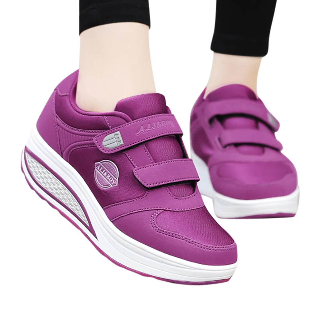 SAGACE/женская повседневная обувь Дышащая с клейкой лентой для фитнеса на низком