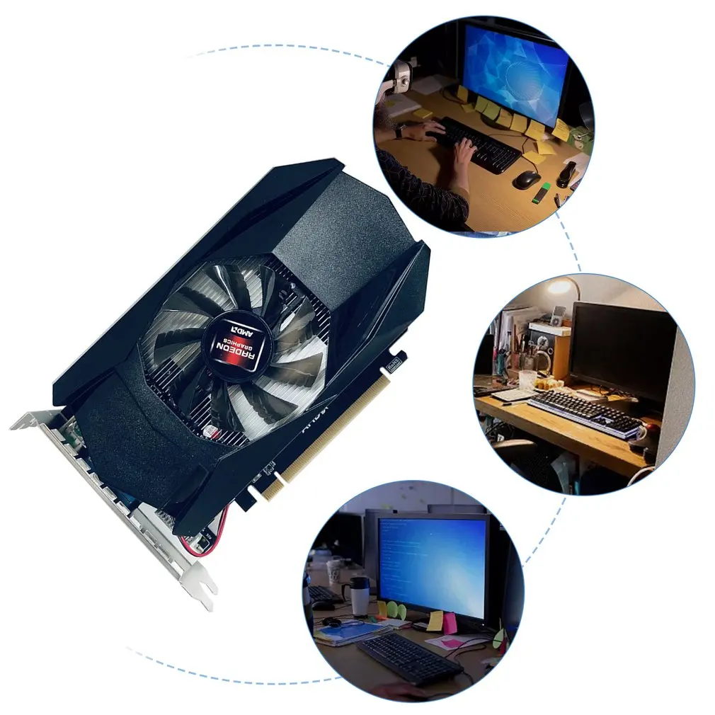 

Portable HD7670 4G D5 Desktop Discrete Graphics Without Optical Disc Cooling And Durable Discrete Graphics