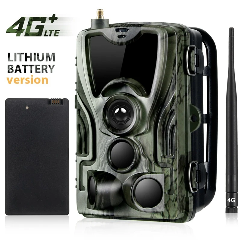 Фотоловушка Hc-801Lte 4G Охотничья камера 16 МП фотоловушка Ip65 0 3 S с литиевой батареей