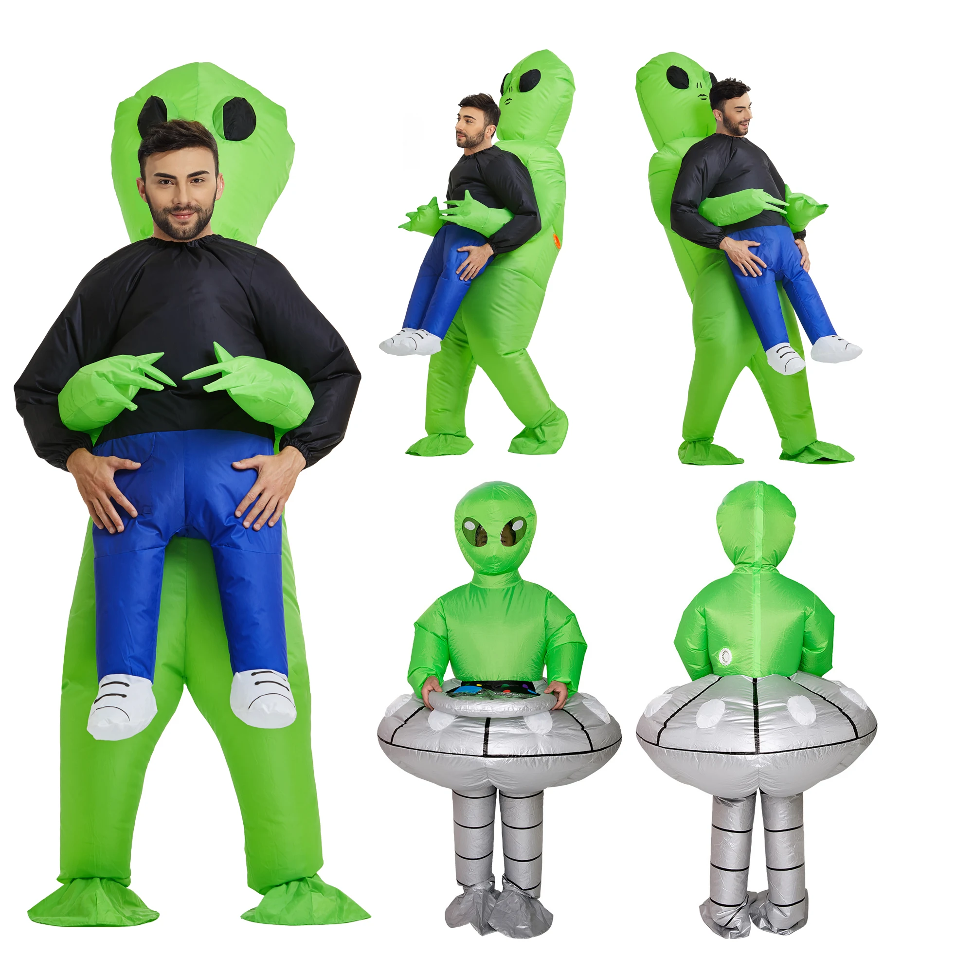

Alien UFO Inflatable Costume Cosplay Costume Mascot Costume for Kids Adults Halloween Costumes for Women Kids