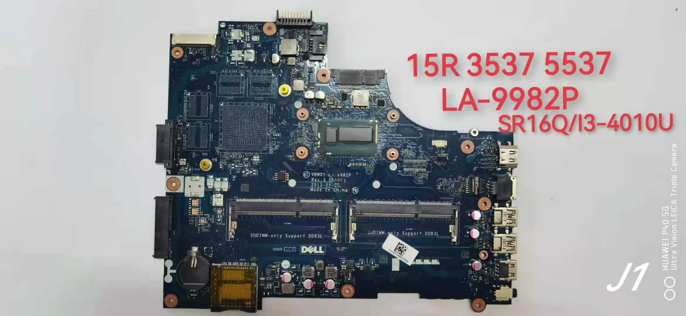 CN-0D28MX D28MX для DELL INSPIRON 3537 5537 Материнская плата ноутбука VBW01 LA-9982P CPU: системная I3-4010U GM