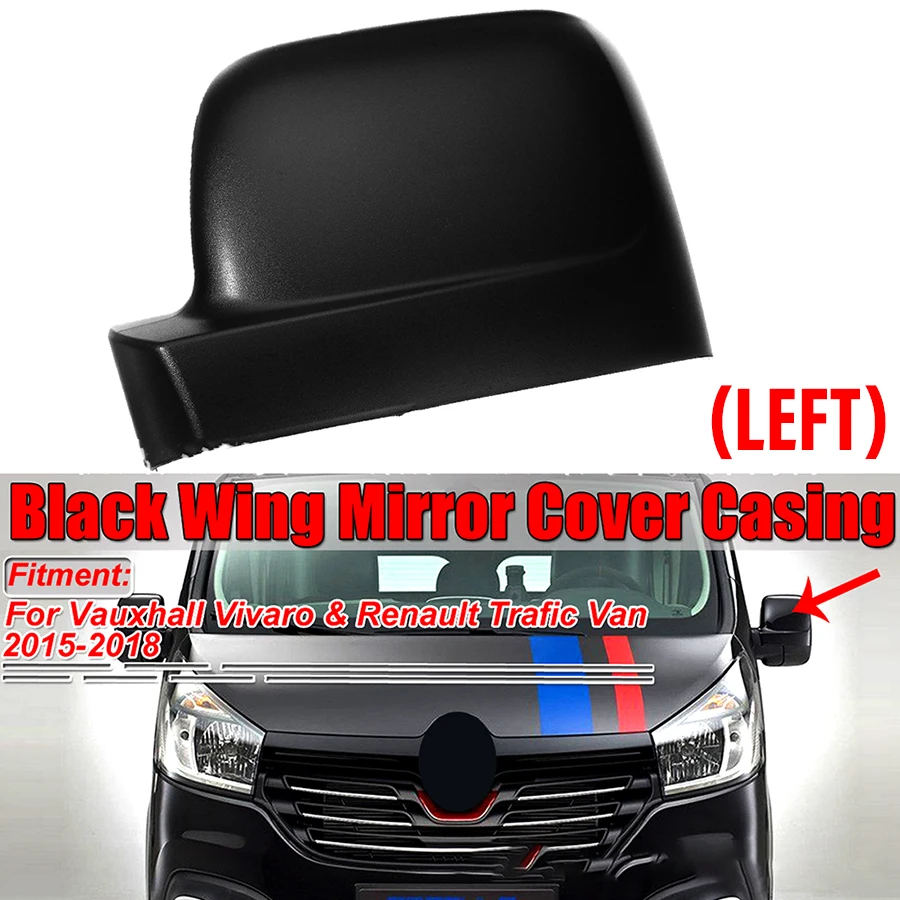 Защитная крышка для зеркала заднего вида Wooeight 1 шт. левая/правая подходит Vauxhall Vivaro