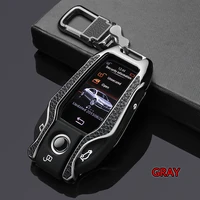 metalsilicone car key cover led display cover for bmw 5 7 series g11 g12 g30 g31 g32 i8 i12 i15 g01 x3 g02 x4 g05 x5 g07 x7 x4