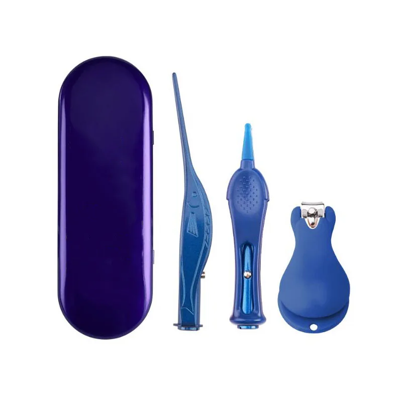 Уход за ребенком чистый светильник из трех частей зажим для носа ножницы ногтей