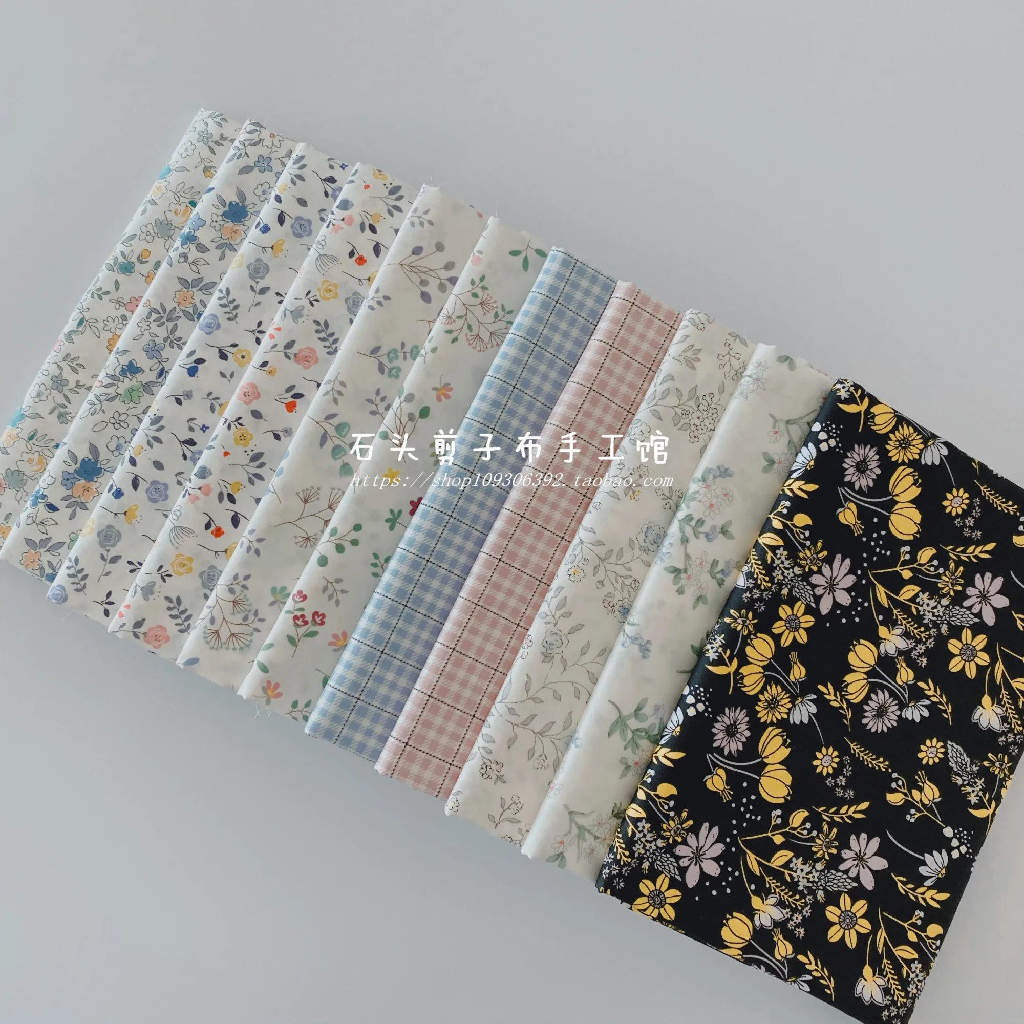 50 x 160 см печать белый цветочный саржевый Хлопок DIY Детская одежда сделать