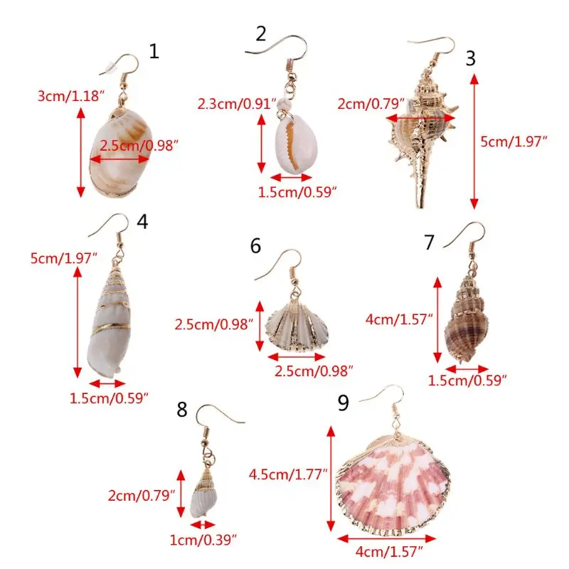 Женские Висячие серьги Морская ведьма 1 пара модные ювелирные украшения в стиле