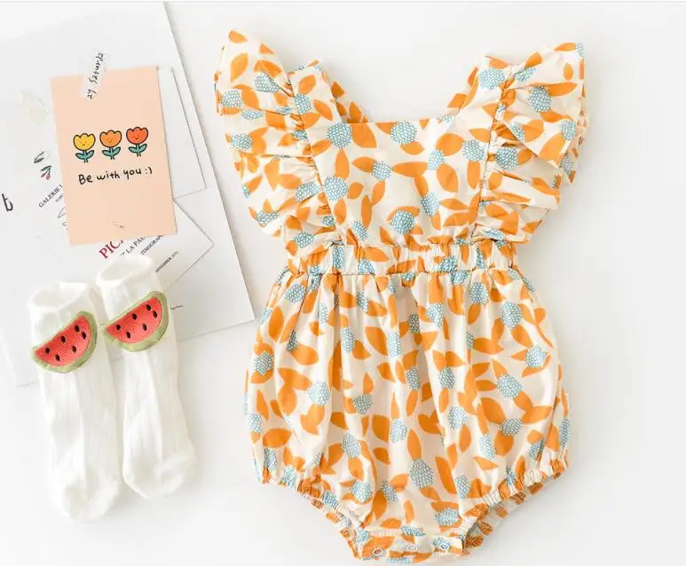 

Для маленьких девочек Комбинезон Летняя одежда Детский комбинезон Комбинезон для мальчика девочки новорожденный Детский комбинезон с обо...