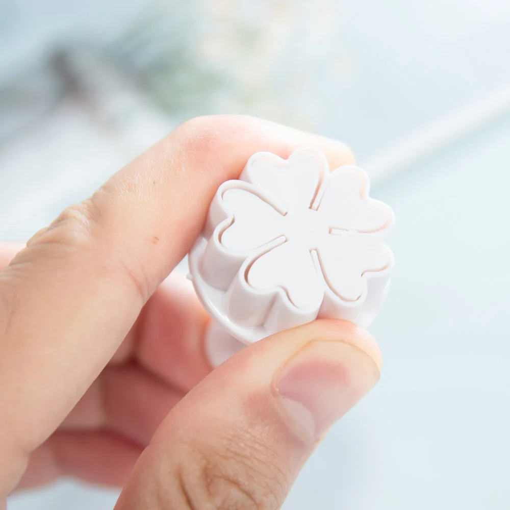 3 шт./компл. пластиковый резак для печенья в виде цветка сливы форма сахарной