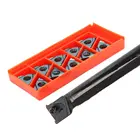 Инструмент для токарного станка с ЧПУ SNL0014N16, SNL0016Q16, SNL0020R16, SNL0025S16, для резки внутренней резьбы, 10 шт., 16ER 0,5, ISO 3,5, вставки из твердого сплава ISO