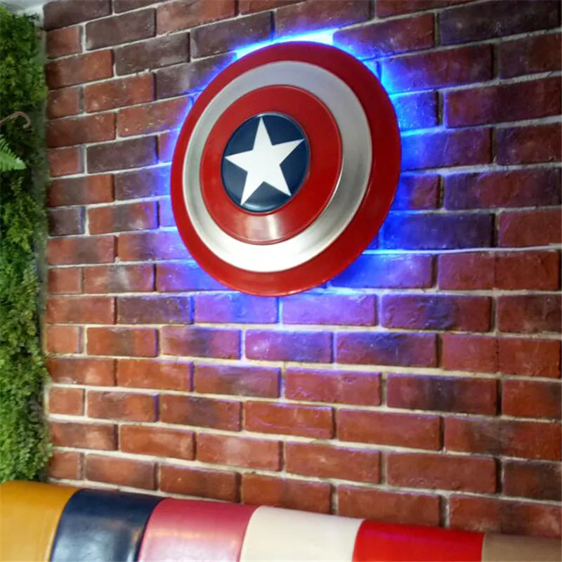 Мстители эндшпиль Капитан Америка щит Steve Rogers металлический украшение детской