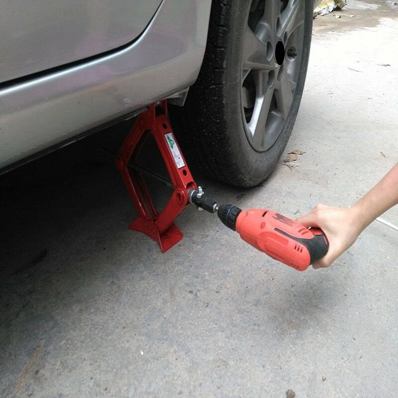 

Scissor Jack Adaptor 1/2 Inch for Use with 1/2 Inch Drive or Impact Wrench Tools IJA001