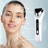 vibration heating vibration negative ion cation deep cleansing massager skin beauty instrument warm kneading massager for face