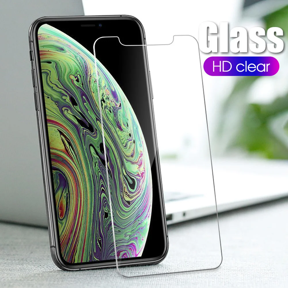 

Tempered Glass for IPhone 13 11 7 8 9 6 12 Pro MAX Plus X XR XS 5 5S SE Screen Protector Ultra Thin 9H Protective Tempered Glass