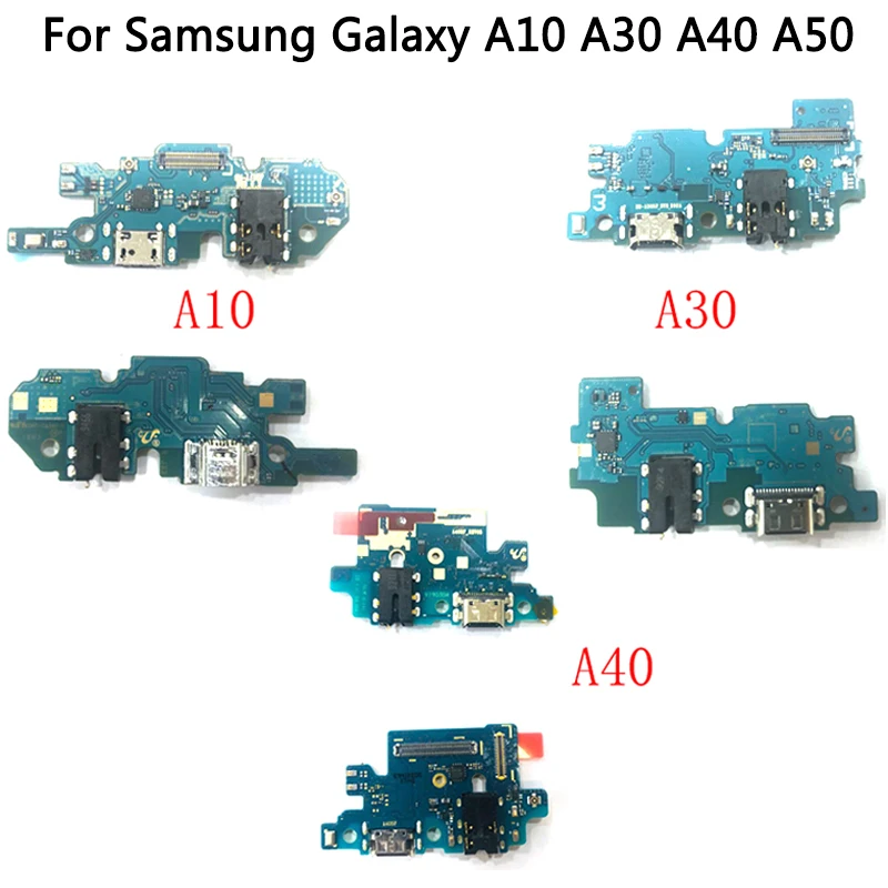 Оригинал для Samsung Galaxy A10 A30 A40 A50 M20 M30 A750 A920 USB зарядное устройство Порт Разъем гибкий