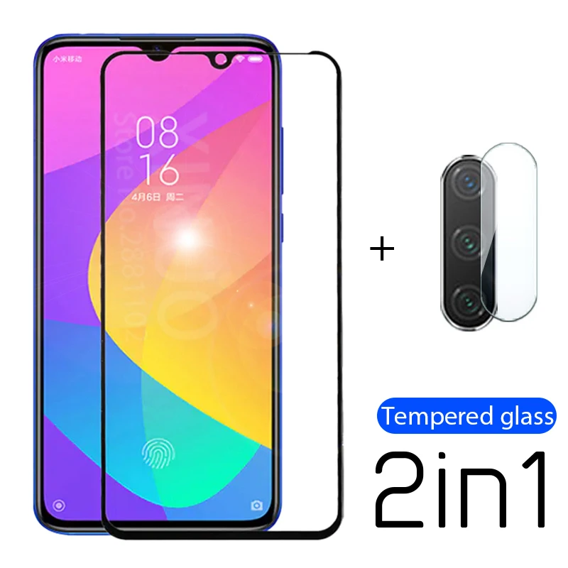 

2-в-1 защита для объектива камеры xiaomi Mi 9 Lite закаленное стекло для xiaomi 9 pro 9 Lite xiomi 9 Lite pro защитная пленка
