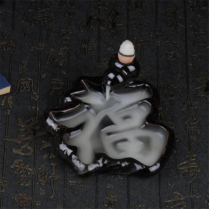 Экзотический китайский персонаж дизайн курильница для благовоний держатели