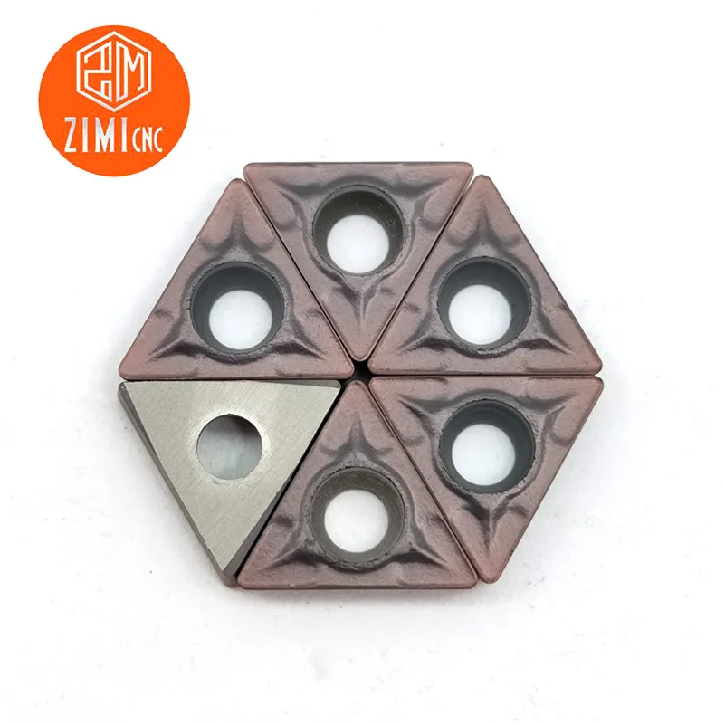 

10PCS TCMT110204 US735/UE6020/VP15TF Carbide Insert R 0.4mm TCMT21.51 60 Positive Angle CNC Lathe Cutting Tool Turning Tool