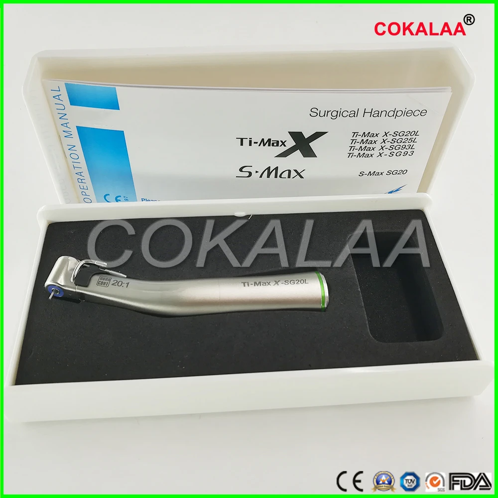 NSK для зубов Ti Max оптический наконечник X SG20L хирургической имплантации зеленое