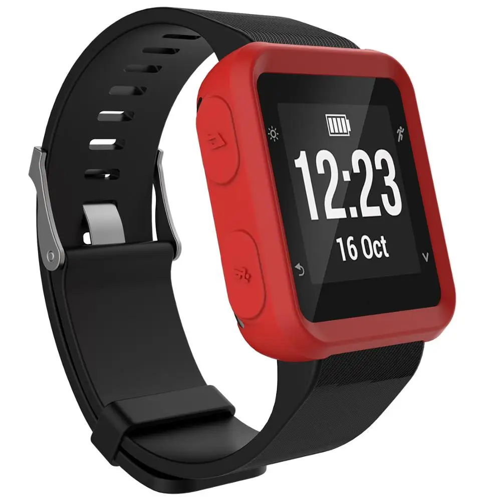 Мягкий защитный чехол из ТПУ для умных часов Garmin Forerunner 35 силиконовый с полным