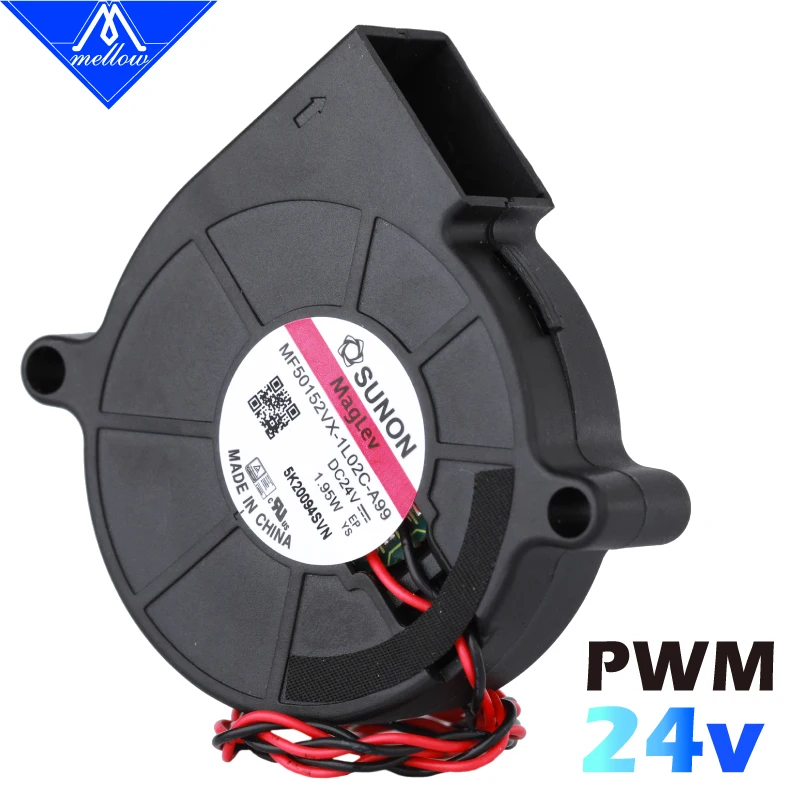 Ventilador de Ventilador da Impressora Ventilador de Refrigeração Mellow Exclusivo Sunon 24v 0.41a Duplo Rolamento Ventilador Centrífugo dc Turbo 5015s 3d 5015