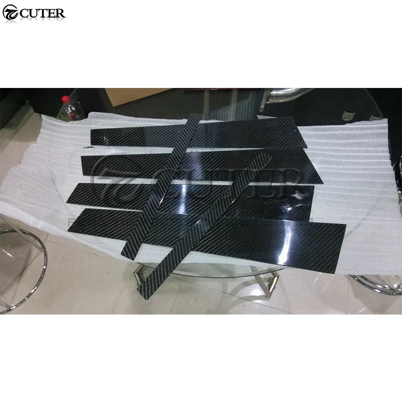 F10 5 Series Carbon Fiber Car b Pillar c Sticker Patch for Bmw 520i 528i 535i Body Kit Moulding Trims 10-07 | Автомобили и
