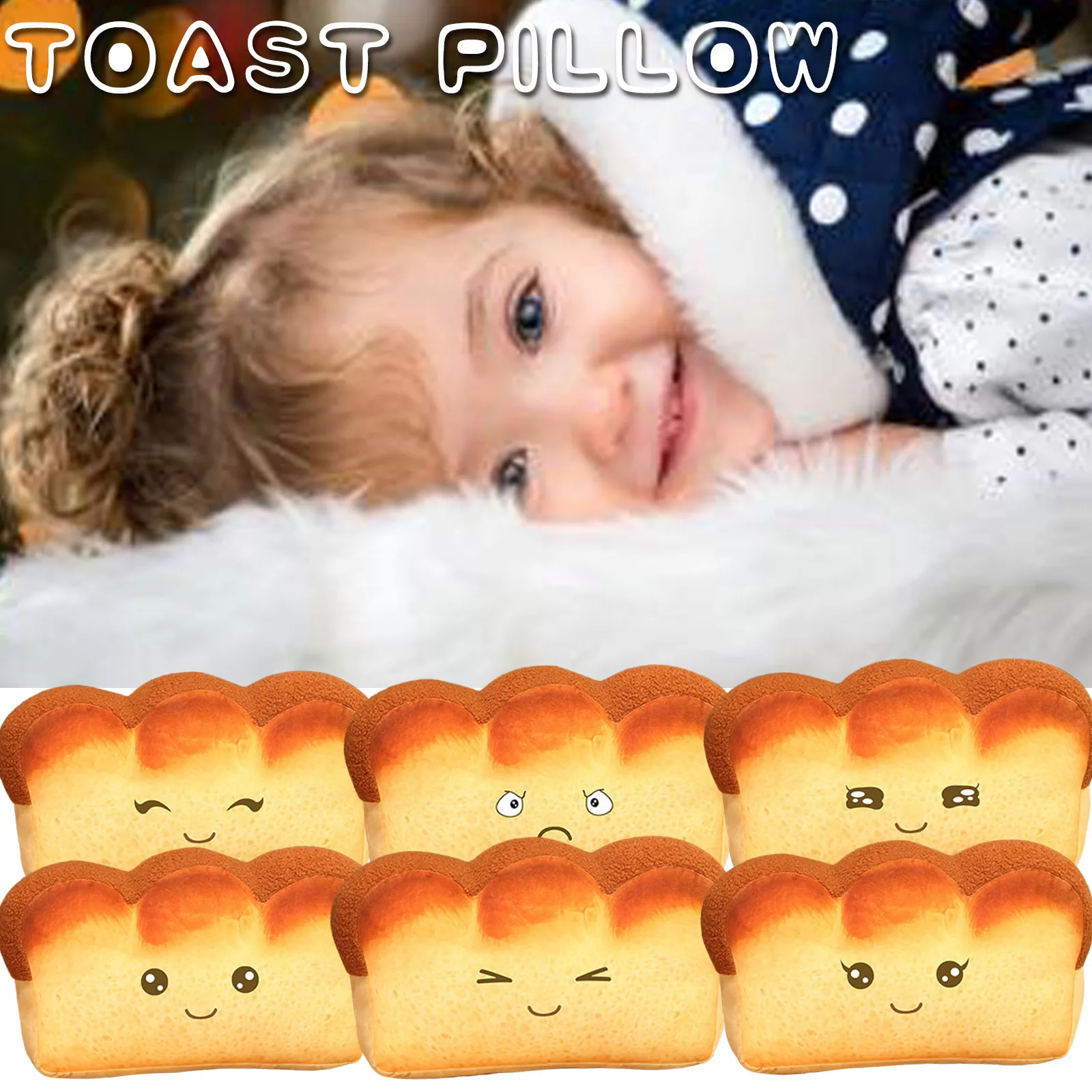 

Подушка мягкая игрушка креативная плюшевая мультяшная Кукла Мягкие подарки для детей кавайные детские новые игрушки для хлеба новогодние ...