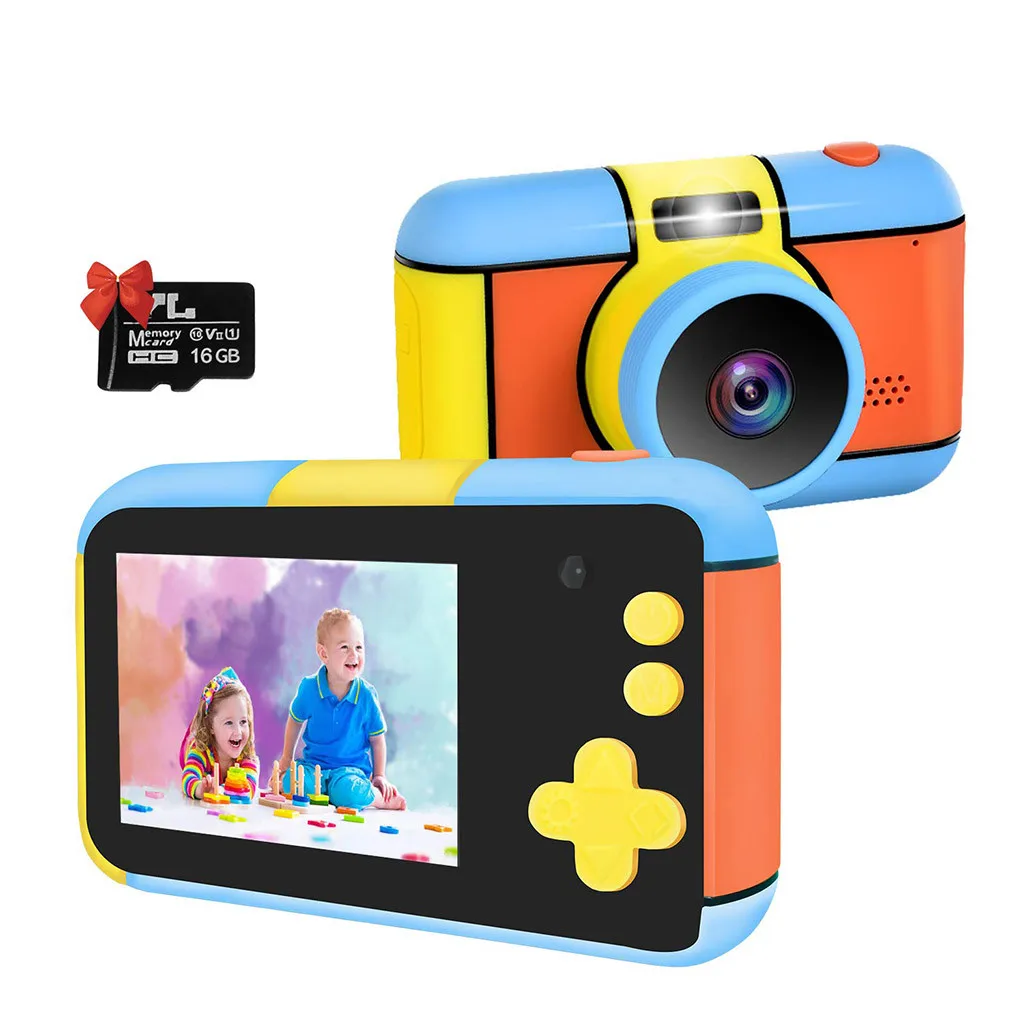 Colorful Kids Digital Mini Cartoon Camera 720P Projection Video with 2.4 Inch Display Screen Gifts z0106 | Электроника
