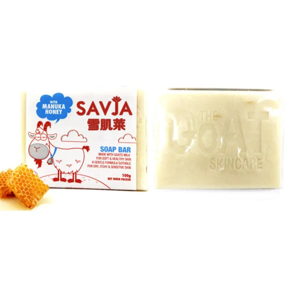 100 г мыло ручной работы с козьим молоком антиаллергические увлажняющие средства