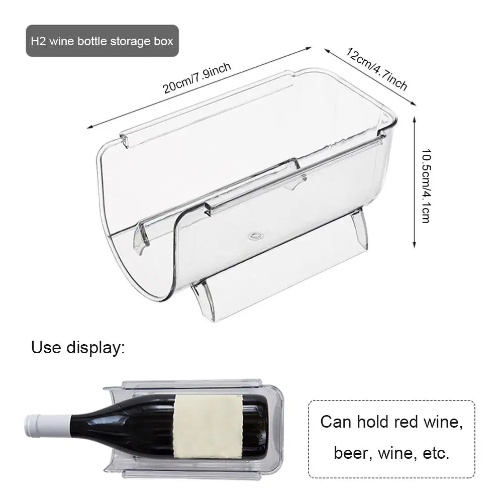 

Stackable Wine Rack High-quality Structure Space Saving Beer Storage Bracket Durable BPA And Anti-drop Plastic Holder